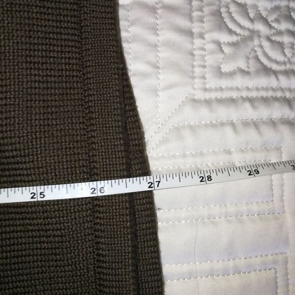 𝅺KOKOMARINA Winter Chocolate Brown Merino Wool Lagenlook Oversized Knit Small - Picture 10 of 14